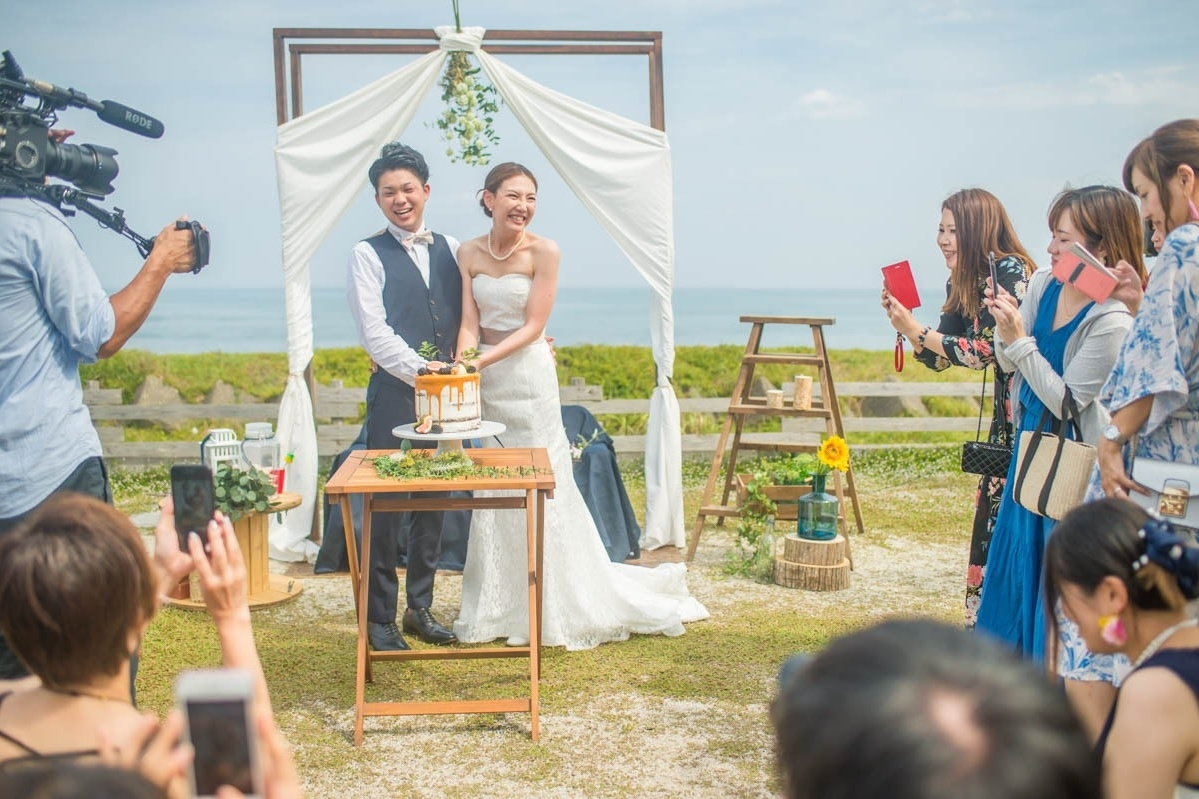 エクラ 茨城 結婚式 BBQウェディング うのしまヴィラ 海での結婚式 wedding ビーチウェディング