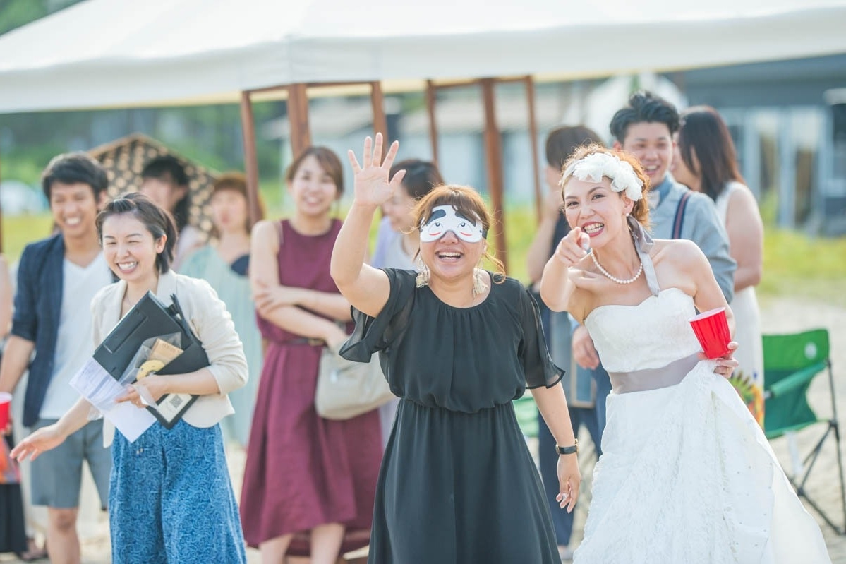 エクラ 茨城 結婚式 BBQウェディング うのしまヴィラ 海での結婚式 wedding ビーチウェディング