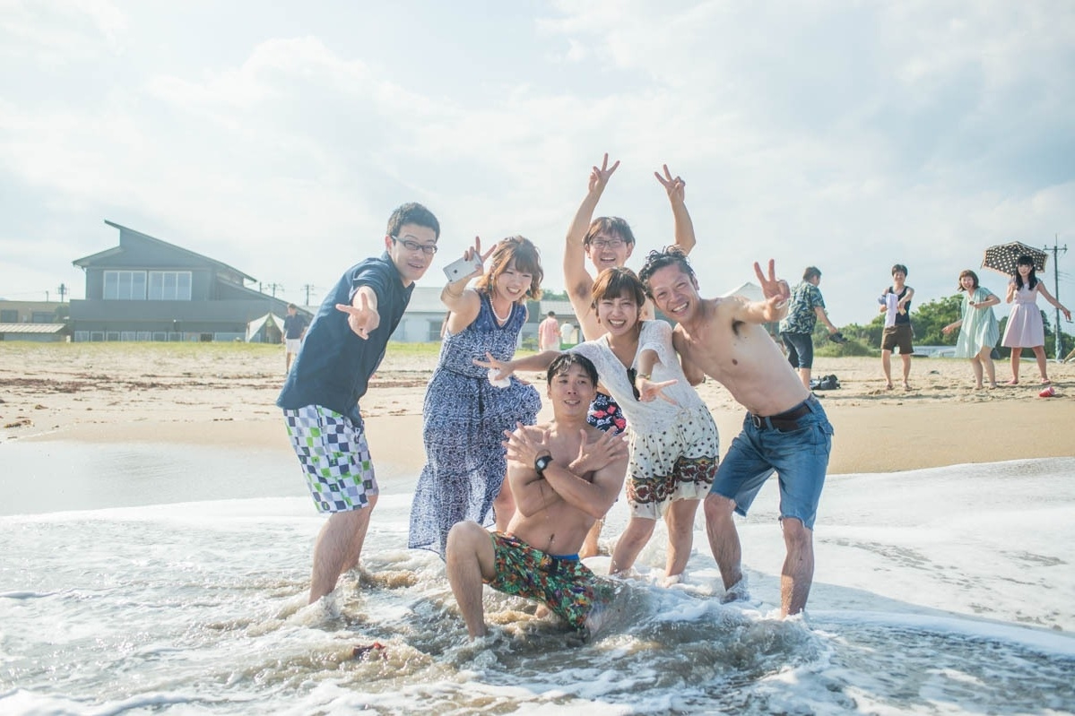 エクラ 茨城 結婚式 BBQウェディング うのしまヴィラ 海での結婚式 wedding ビーチウェディング