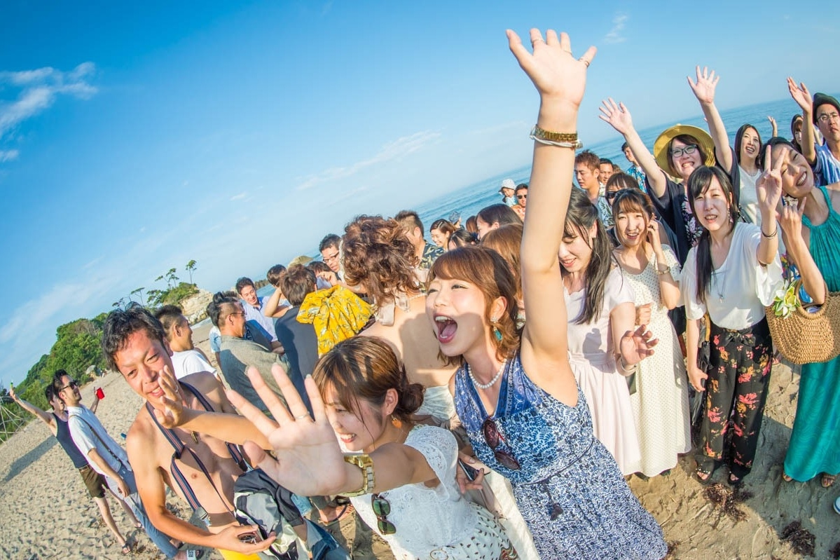 エクラ 茨城 結婚式 BBQウェディング うのしまヴィラ 海での結婚式 wedding ビーチウェディング