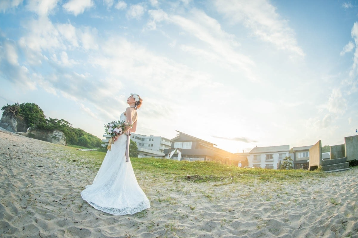 エクラ 茨城 結婚式 BBQウェディング うのしまヴィラ 海での結婚式 wedding ビーチウェディング