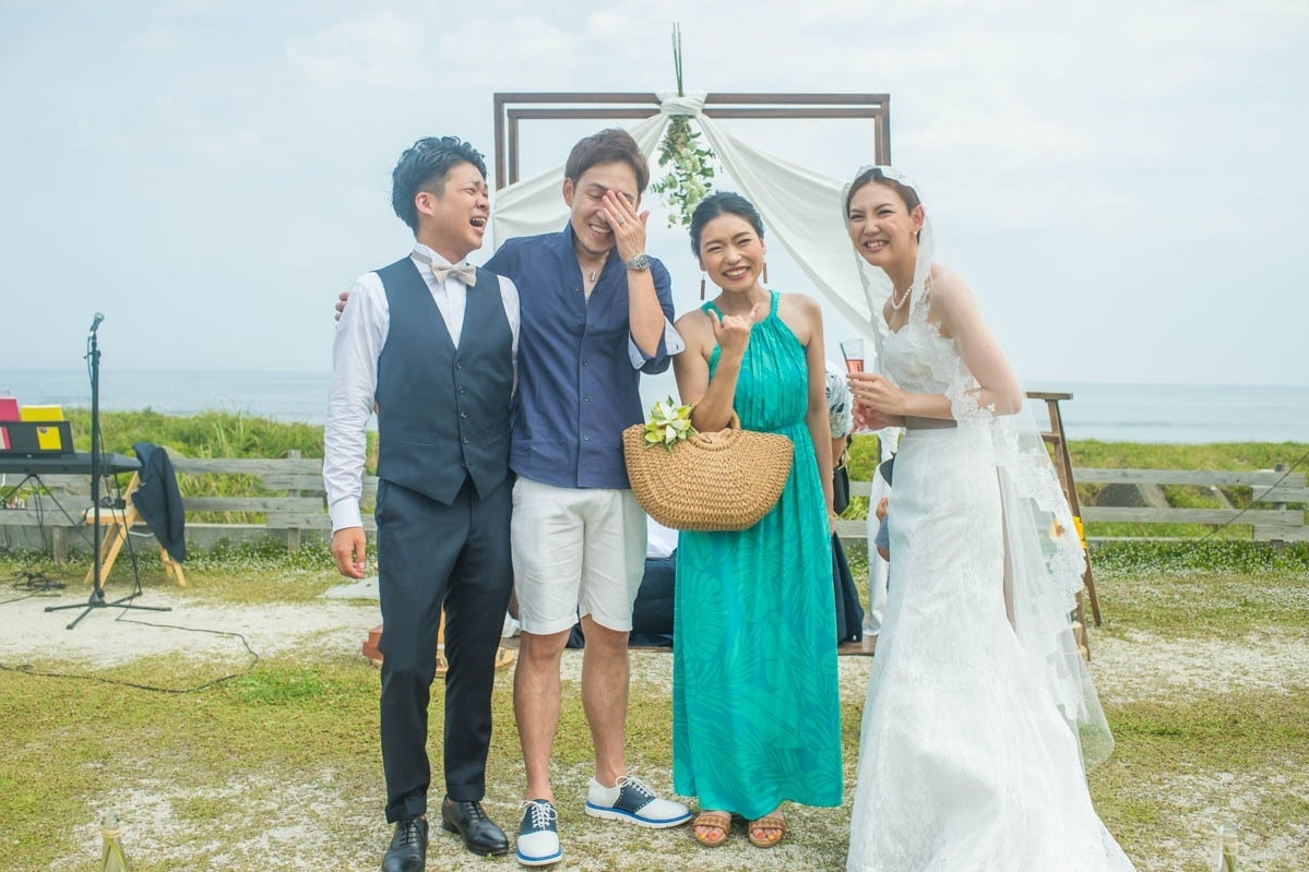 エクラ 茨城 結婚式 BBQウェディング うのしまヴィラ 海での結婚式 wedding ビーチウェディング