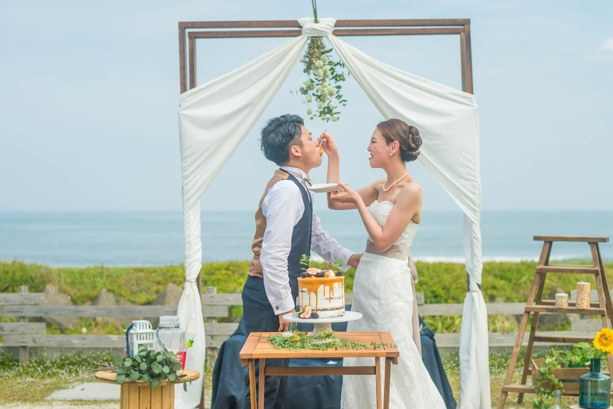 エクラ 茨城 結婚式 BBQウェディング うのしまヴィラ 海での結婚式 wedding ビーチウェディング
