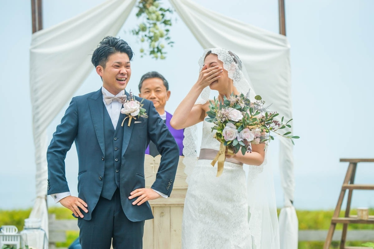 エクラ 茨城 結婚式 ウェディング うのしまヴィラ 海での結婚式 wedding ビーチウェディング