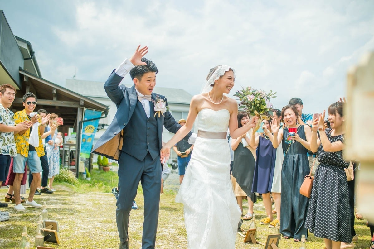 エクラ 茨城 結婚式 ウェディング うのしまヴィラ 海での結婚式 wedding ビーチウェディング