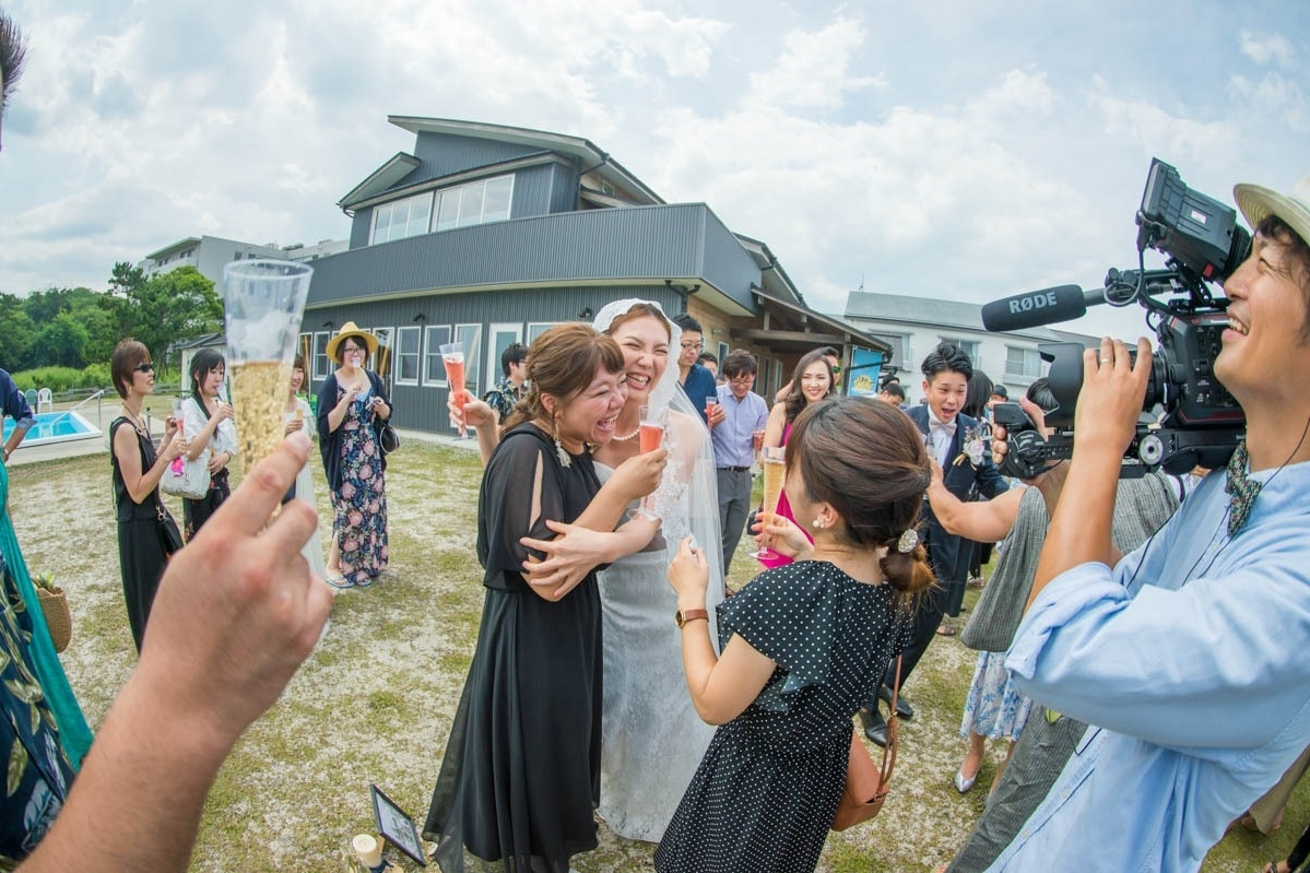 エクラ 茨城 結婚式 BBQウェディング うのしまヴィラ 海での結婚式 wedding ビーチウェディング
