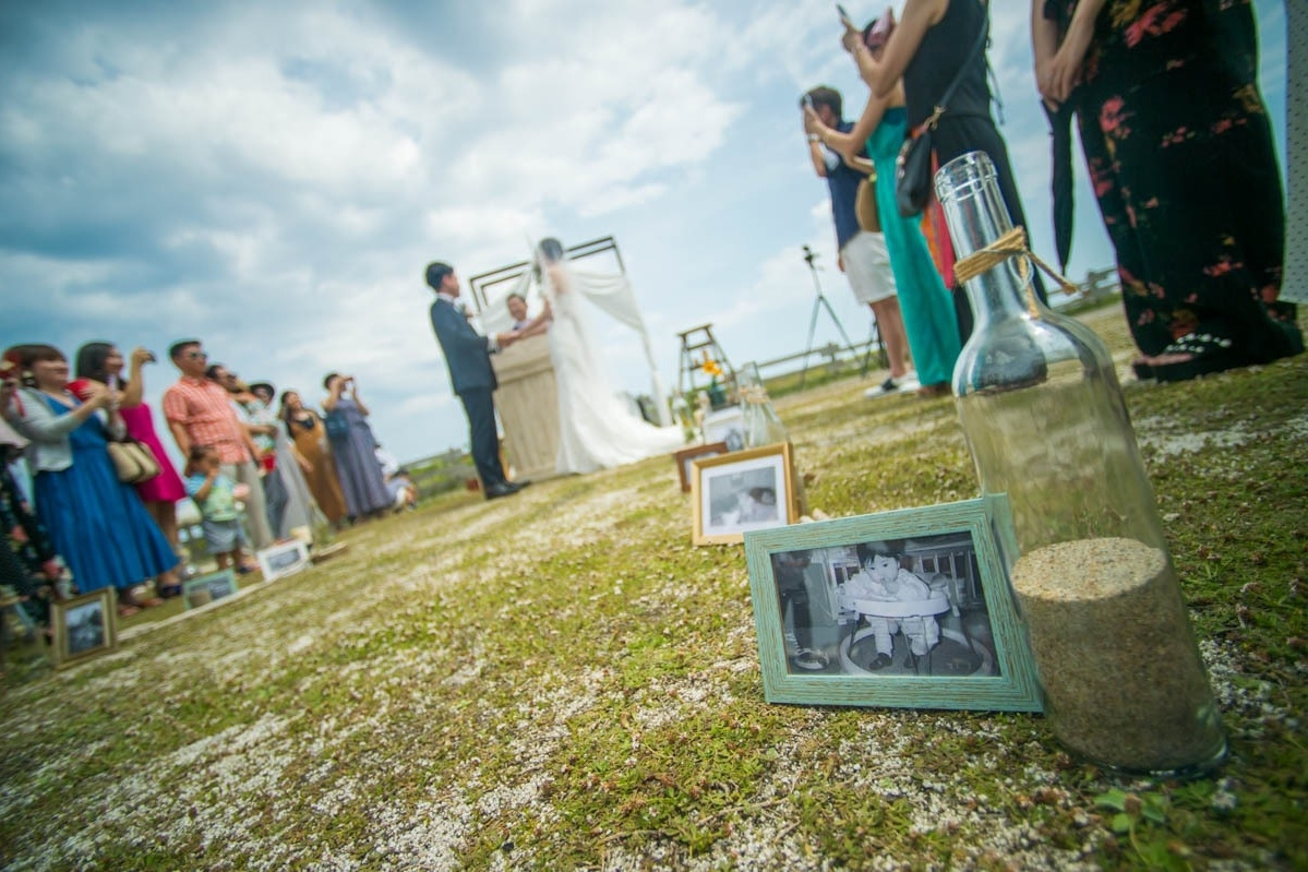 エクラ 茨城 結婚式 人前挙式 ウェディング うのしまヴィラ 海での結婚式 wedding ビーチウェディング
