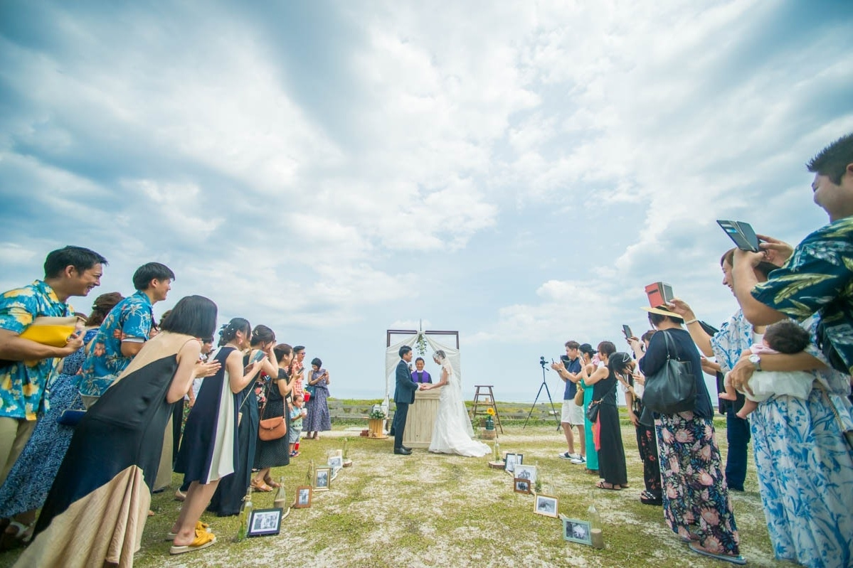 エクラ 茨城 結婚式 人前挙式 ウェディング うのしまヴィラ 海での結婚式 wedding ビーチウェディング
