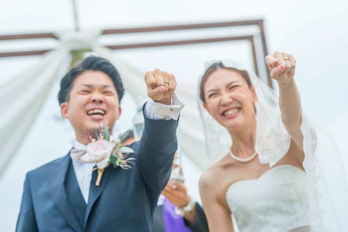 エクラ 茨城 結婚式 人前挙式 ウェディング うのしまヴィラ 海での結婚式 wedding ビーチウェディング