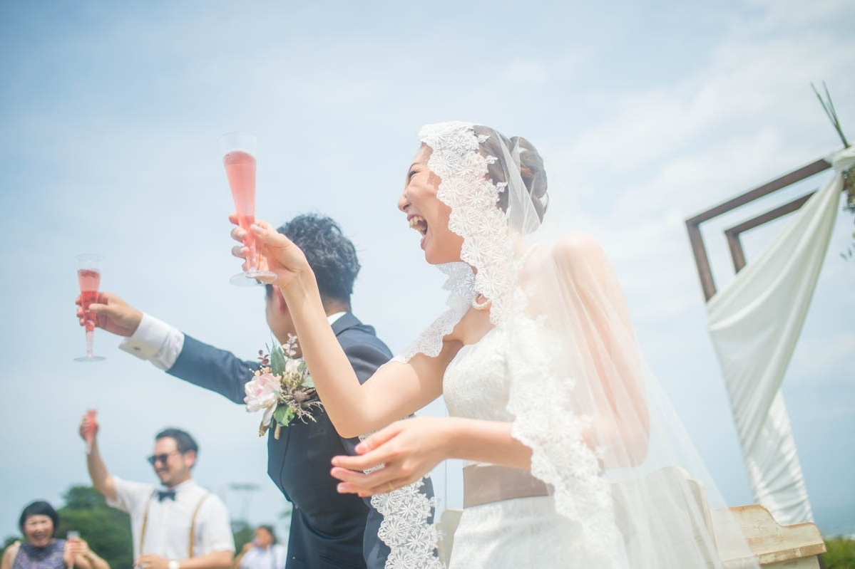 エクラ 茨城 結婚式 BBQウェディング うのしまヴィラ 海での結婚式 wedding ビーチウェディング