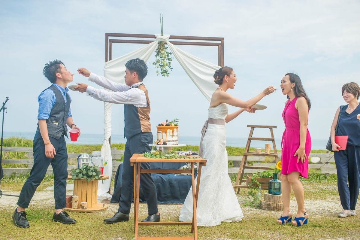 エクラ 茨城 結婚式 BBQウェディング うのしまヴィラ 海での結婚式 wedding ビーチウェディング