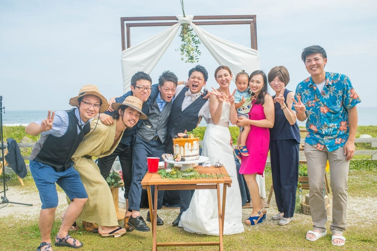 エクラ 茨城 結婚式 BBQウェディング うのしまヴィラ 海での結婚式 wedding ビーチウェディング