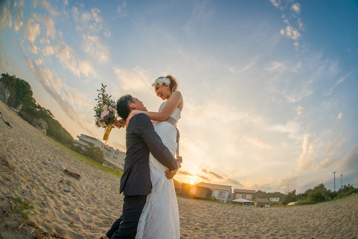 エクラ 茨城 結婚式 BBQウェディング うのしまヴィラ 海での結婚式 wedding ビーチウェディング