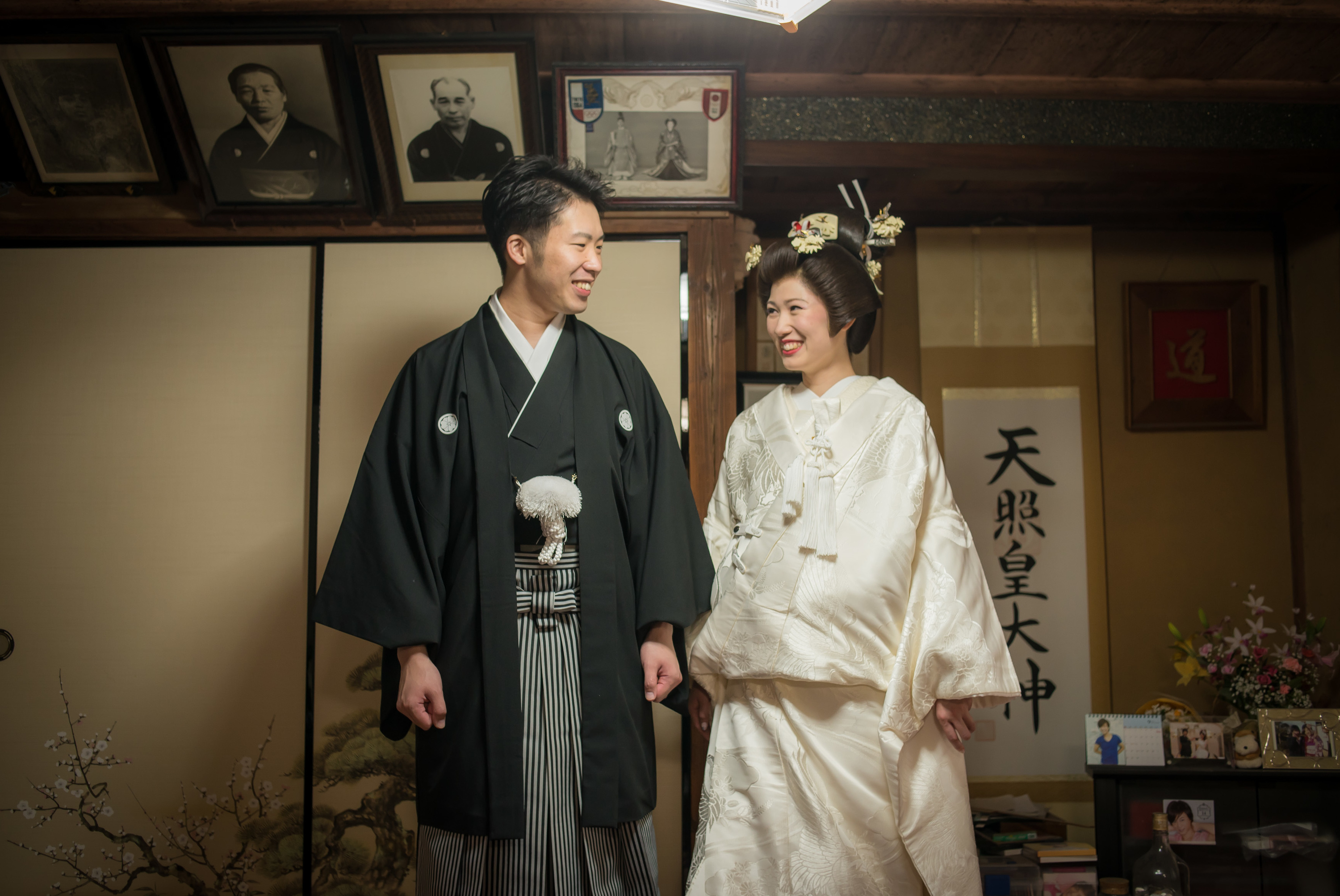 自宅で花嫁 家族婚 親族結婚式 エクラ 茨城 神社挙式 筑波山神社 かつら