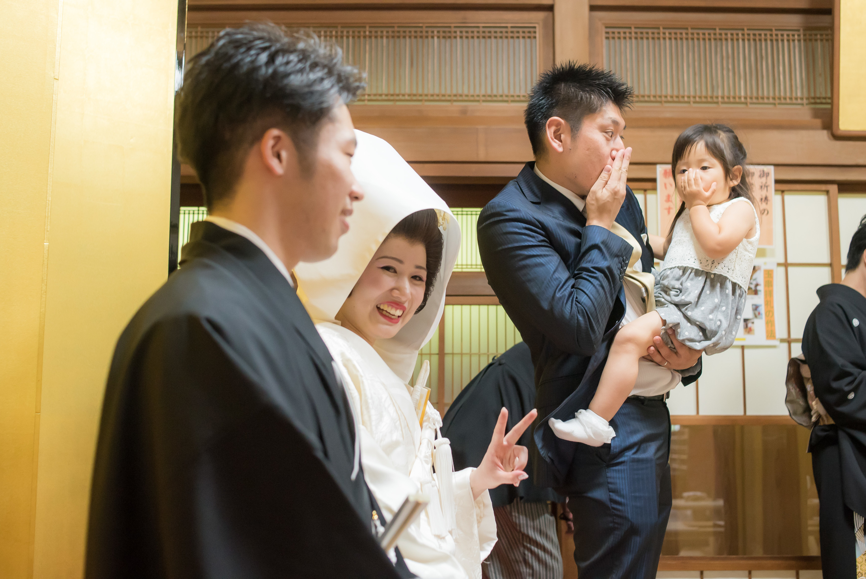 自宅で花嫁 家族婚 親族結婚式 エクラ 茨城 神社挙式 筑波山神社 かつら