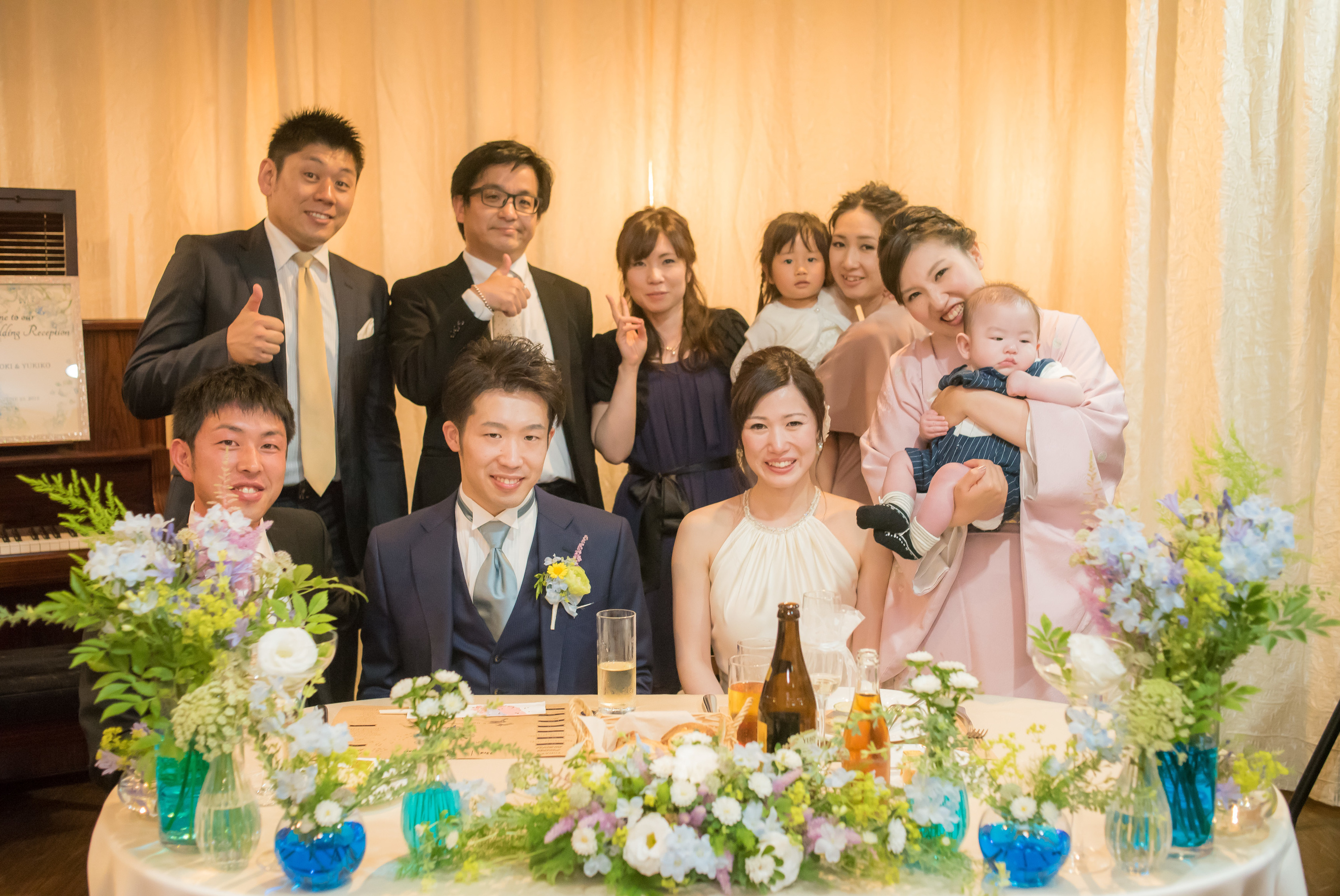 レストランウェディング 家族婚 親族結婚式 エクラ 茨城 イタリアンダイニングエレガンス 水族館 青