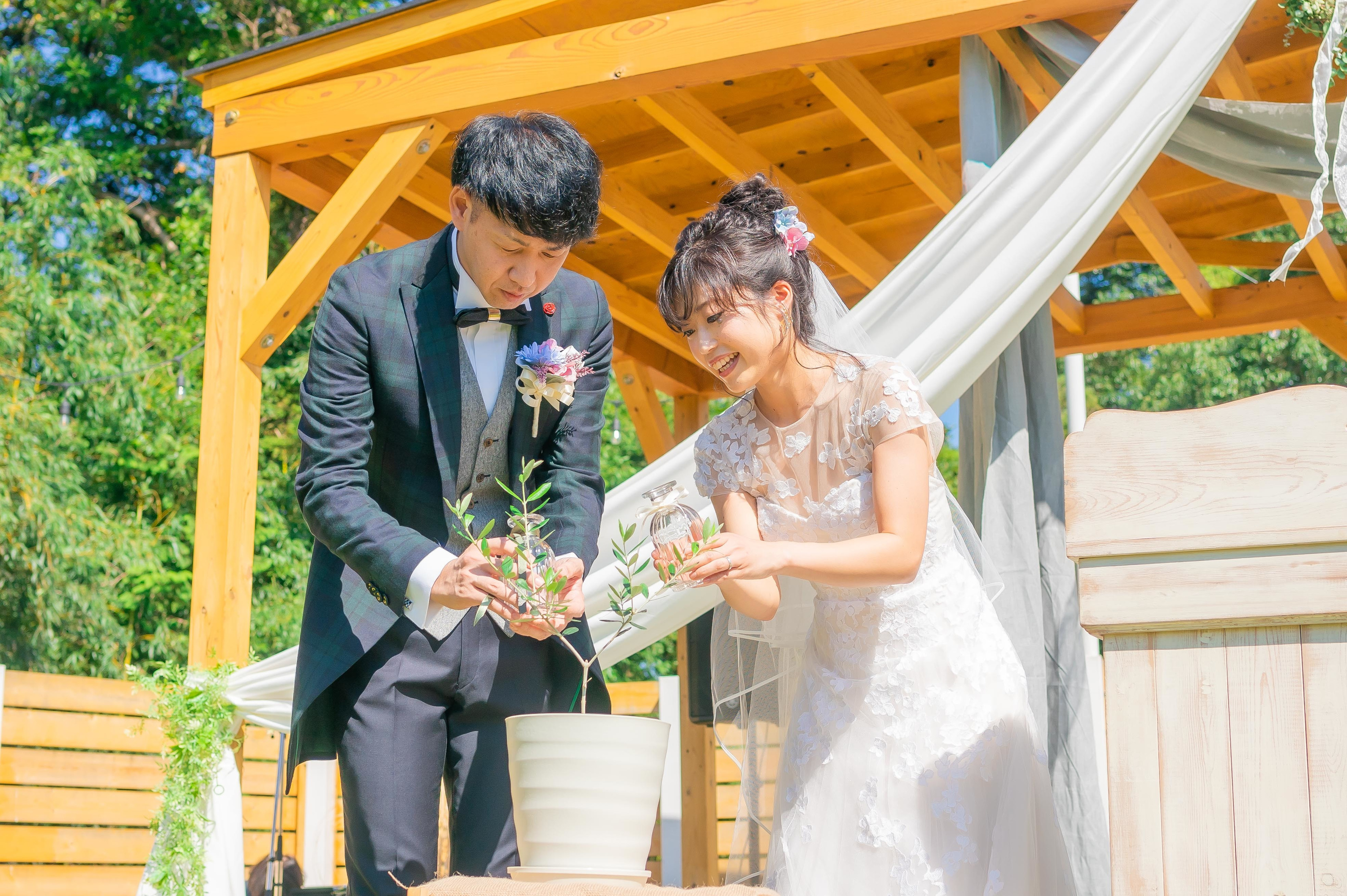 エクラ 茨城 結婚式 1.5次会ウェディング TOIRO ひたちなか レストランウェディング ガーデン人前式