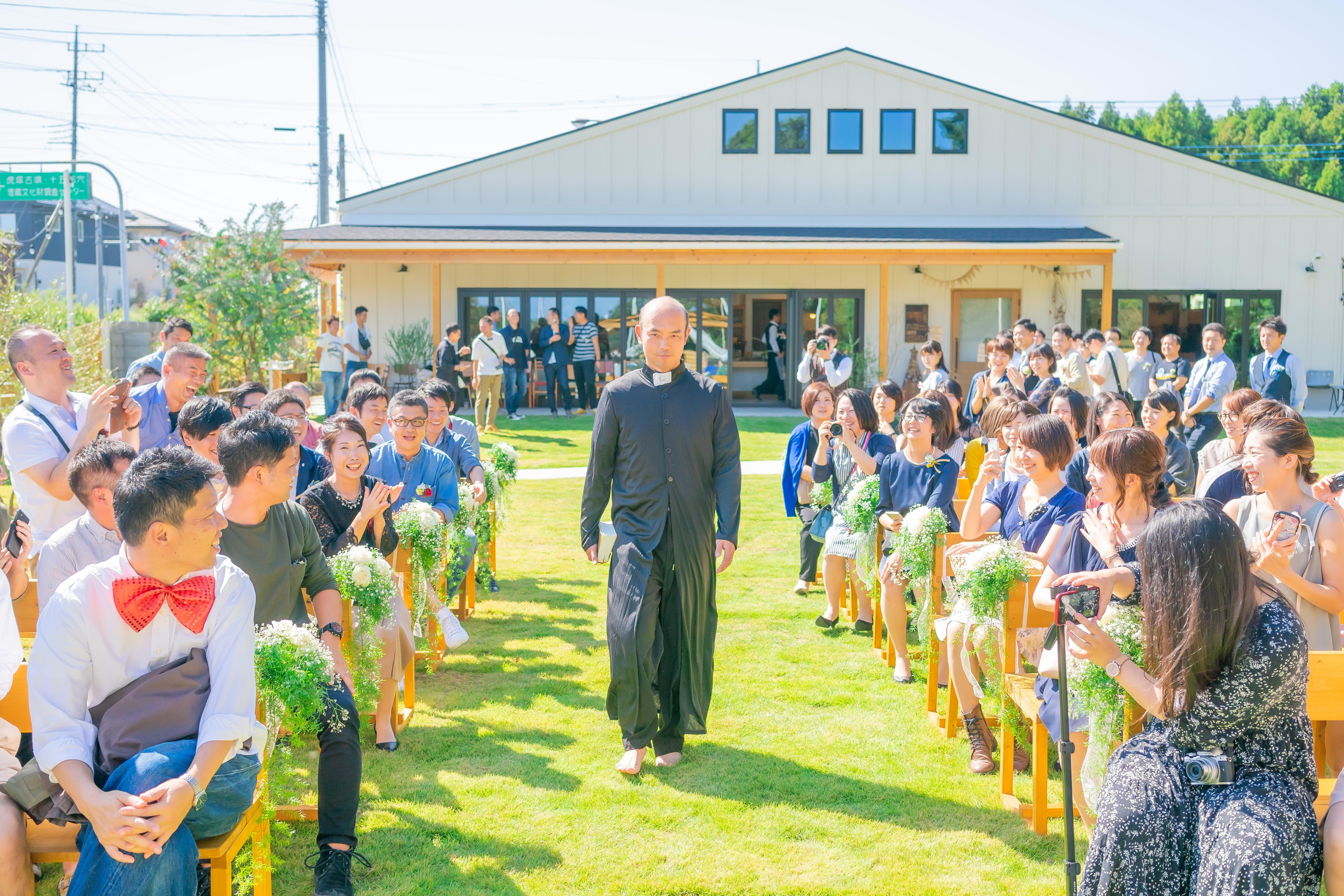エクラ 茨城 結婚式 1.5次会ウェディング TOIRO ひたちなか レストランウェディング ガーデン人前式