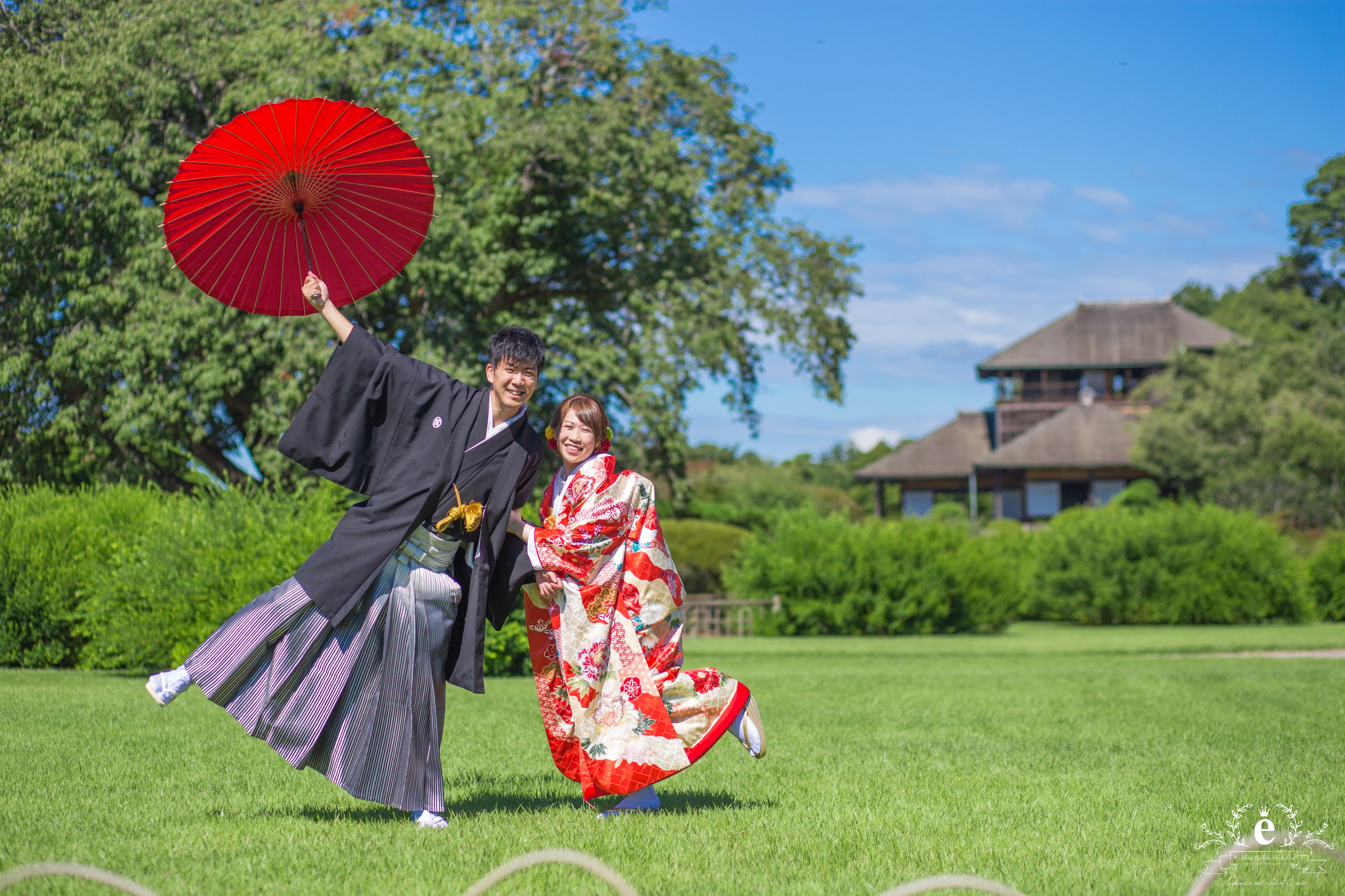 水戸の偕楽園で前撮り撮影 Photo Wedding Report 実例レポート エクラ 茨城で結婚式ならウェディングプロデュースショップ エクラ