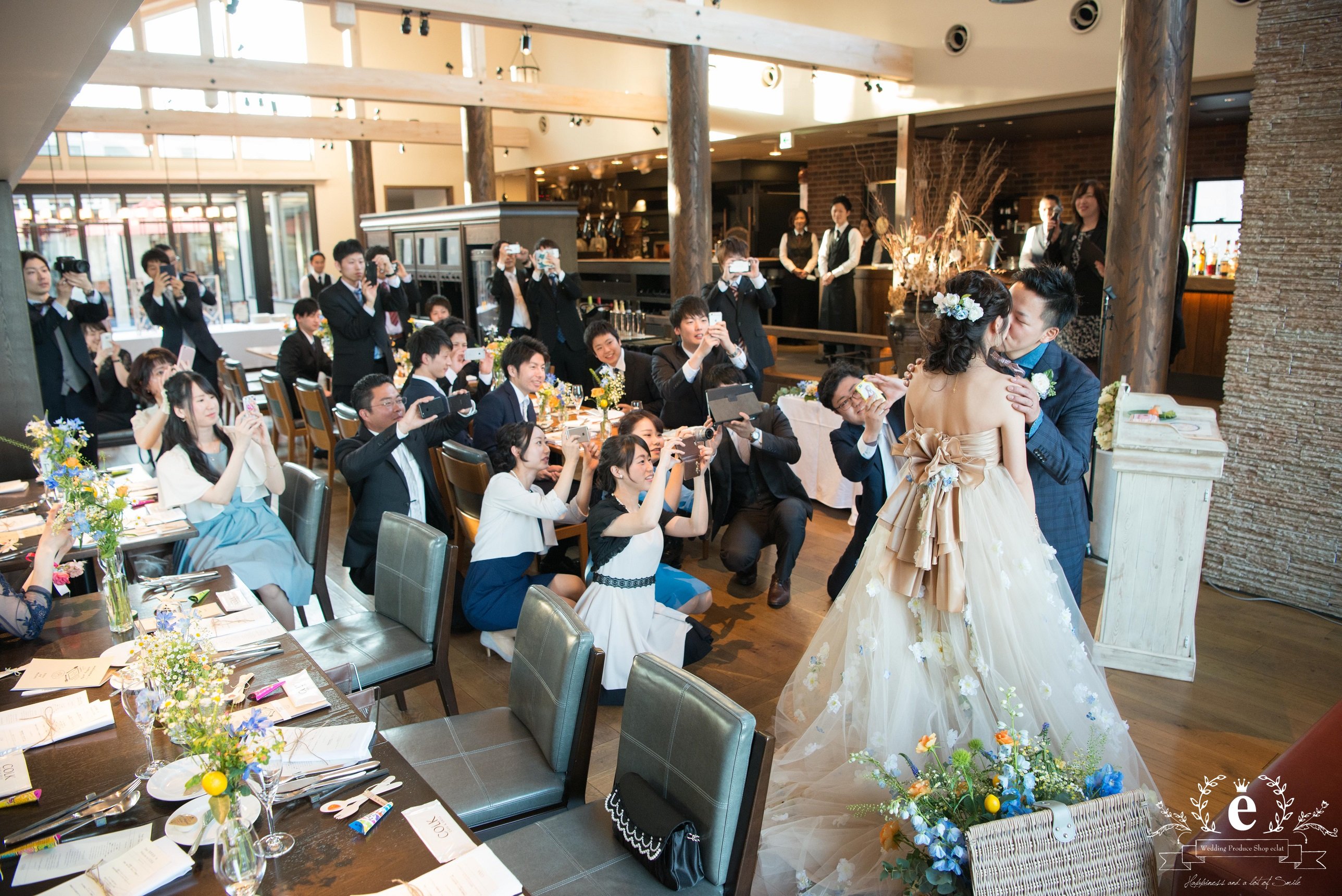 水戸-茨城-つくば-結婚式-COLK-ウェディングパーティー-レストラン-1.5次会-会費-エクラ-カジュアル-友人-二部制