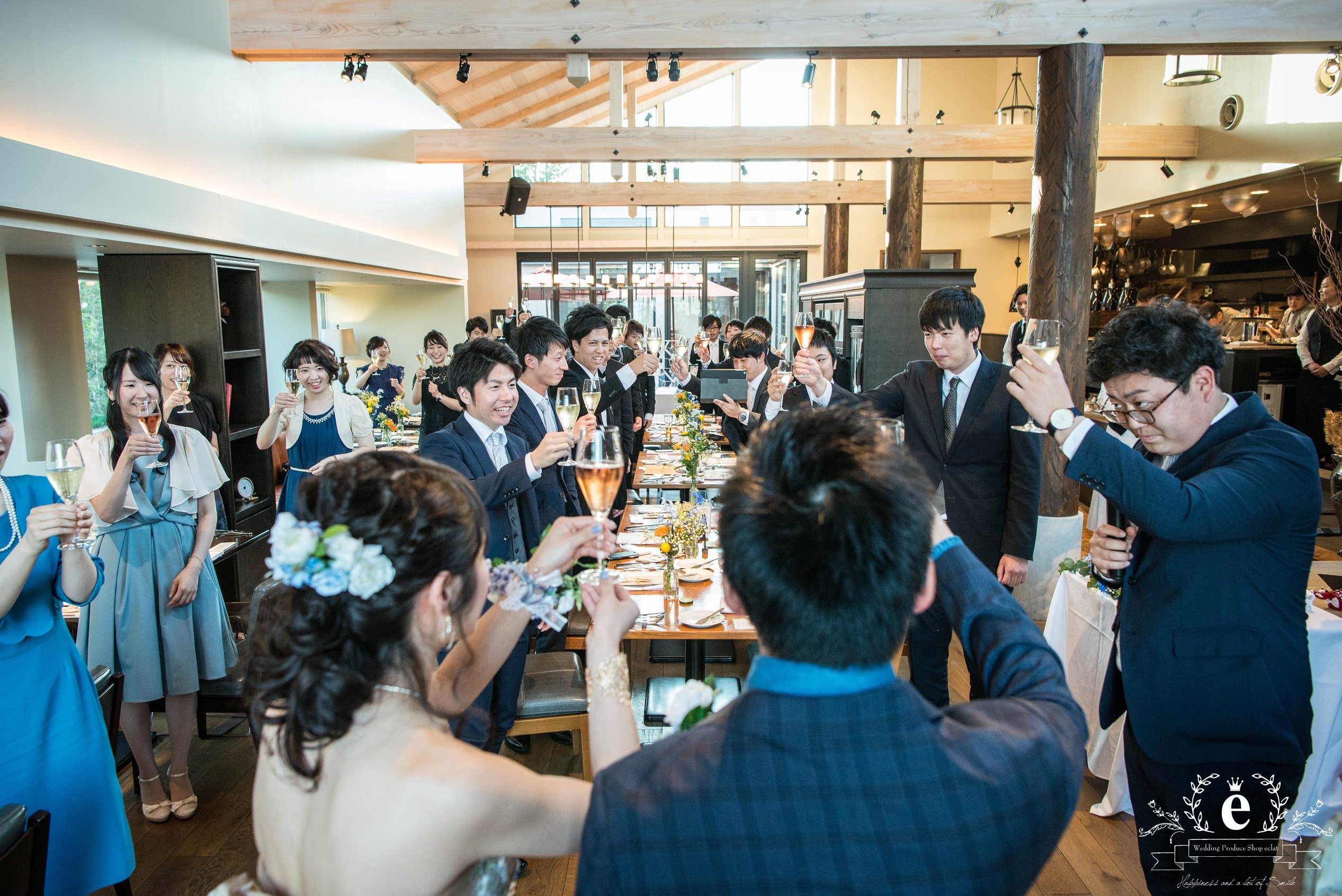 水戸-茨城-つくば-結婚式-COLK-ウェディングパーティー-レストラン-1.5次会-会費-エクラ-カジュアル-友人-二部制