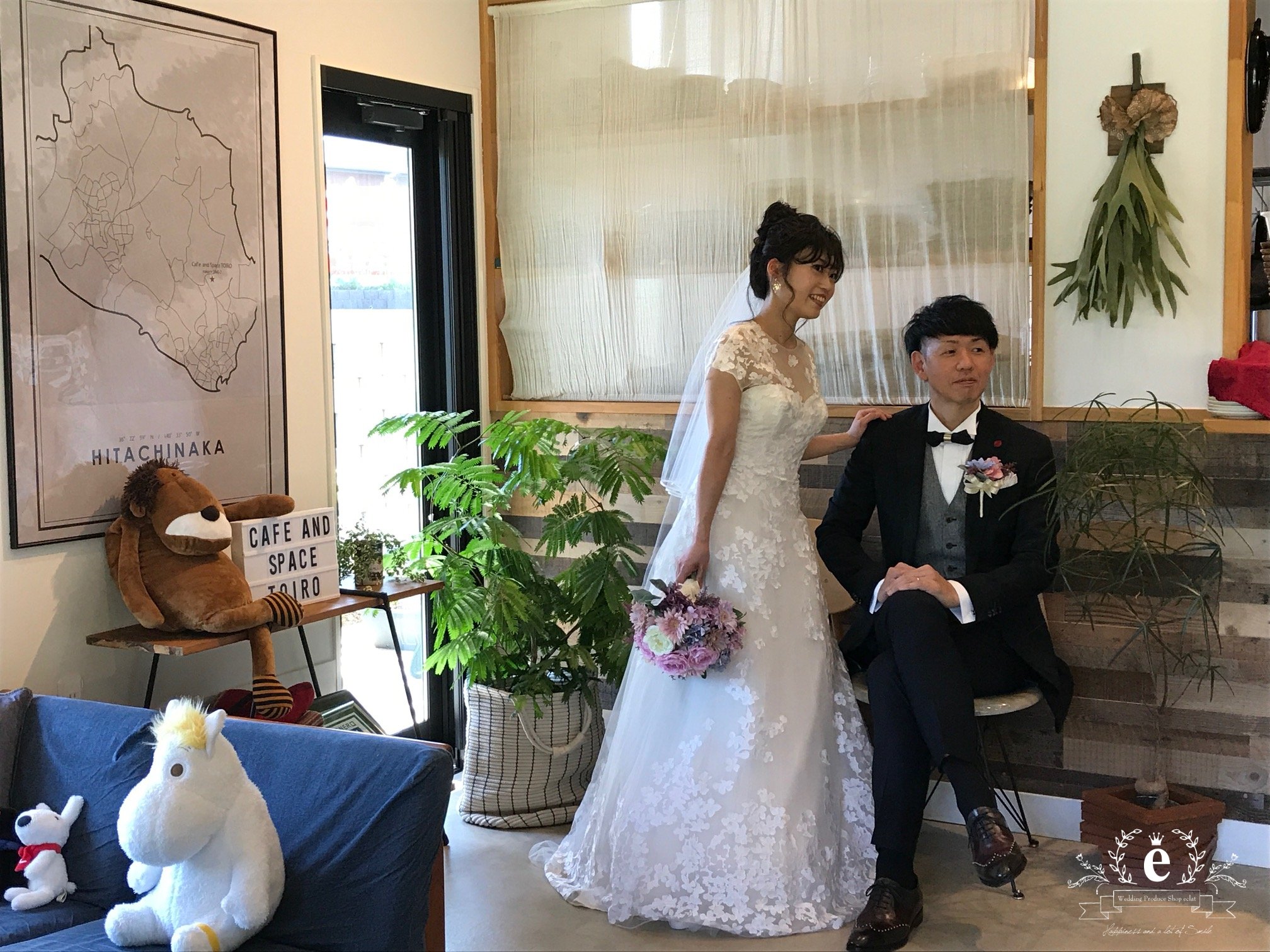 ひたちなか Toiro トイロ でウェディングパーティー 結婚式 ダイジェスト W Report 実例レポート レストランウェディング エクラ 茨城で 結婚式ならウェディングプロデュースショップ エクラ