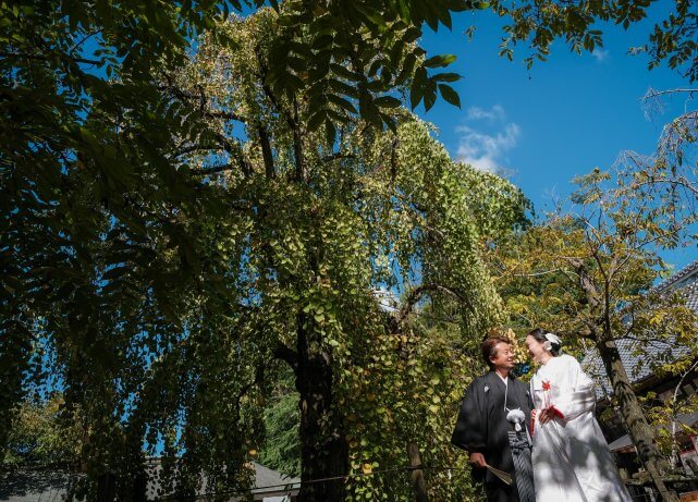 笠間稲荷神社　神社結婚式　神前挙式　笠間市　エクラ　茨城県　家族結婚式　和装　