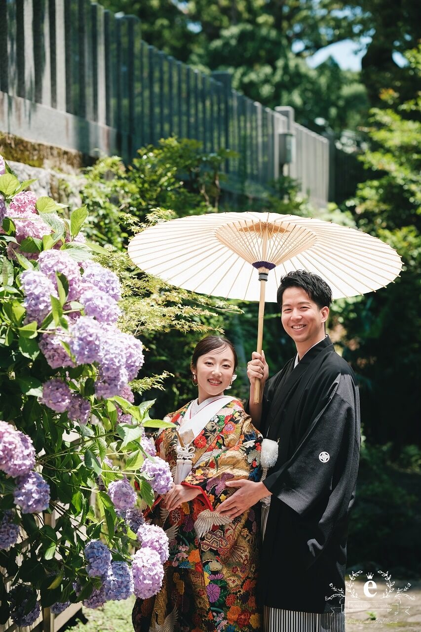 筑波山神社 筑波山神社前撮り つくば結婚式 つくば前撮り 神社前撮り つくばフォトウェディング 筑波山神社写真 神前式 神社挙式 色打掛 ロケフォト ロケ撮影 茨城 つくば 水戸 エクラ スタジオエクラ