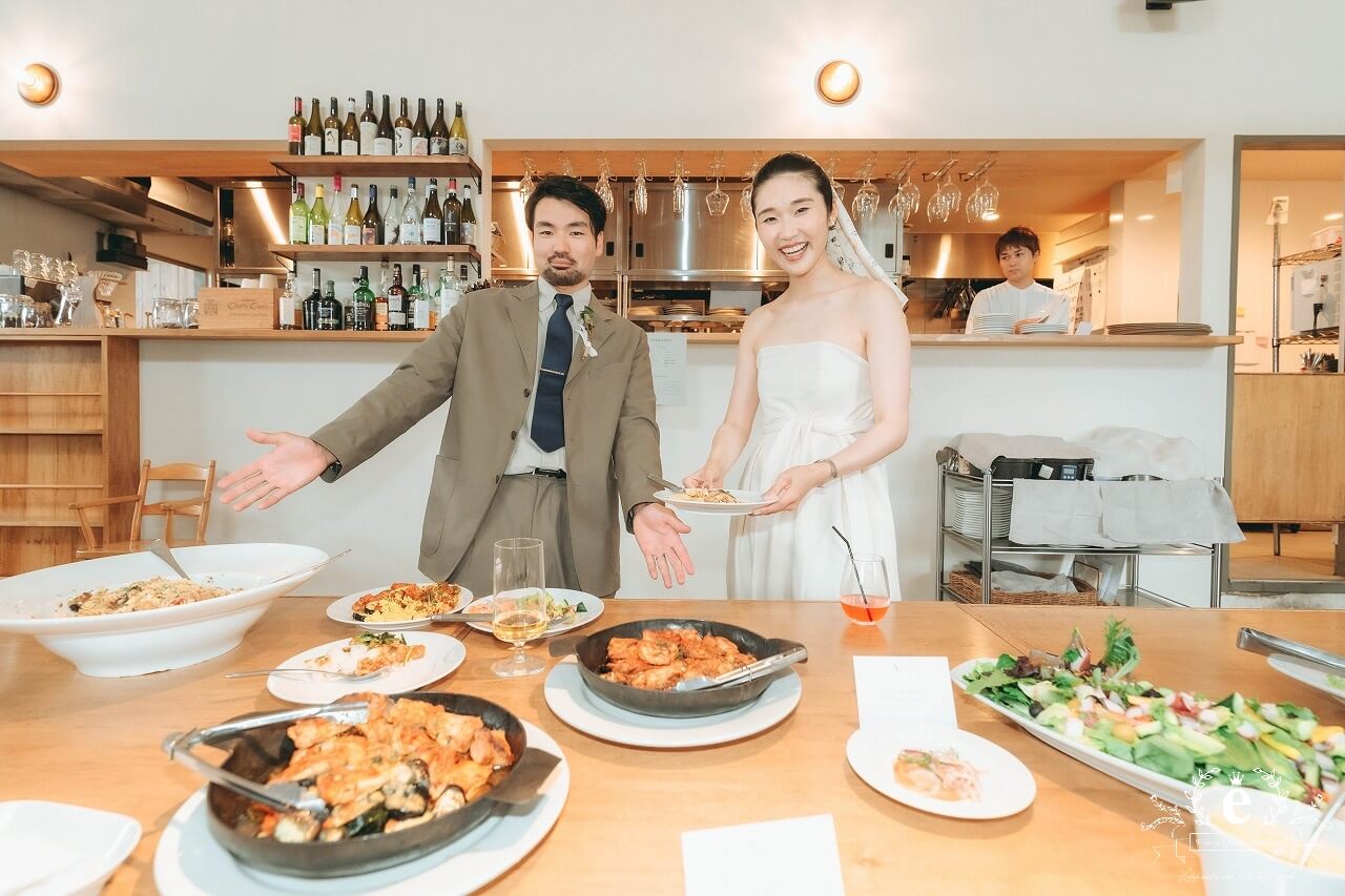 水戸 イルドット il. 水戸レストランウェディング 水戸結婚式 水戸1.5次会 会費制 カフェ レストラン カジュアル 友人のみ パーティー 自由 おしゃれ 写真 趣味 ツーリング にわとり 持ち込み エクラ プロデュース