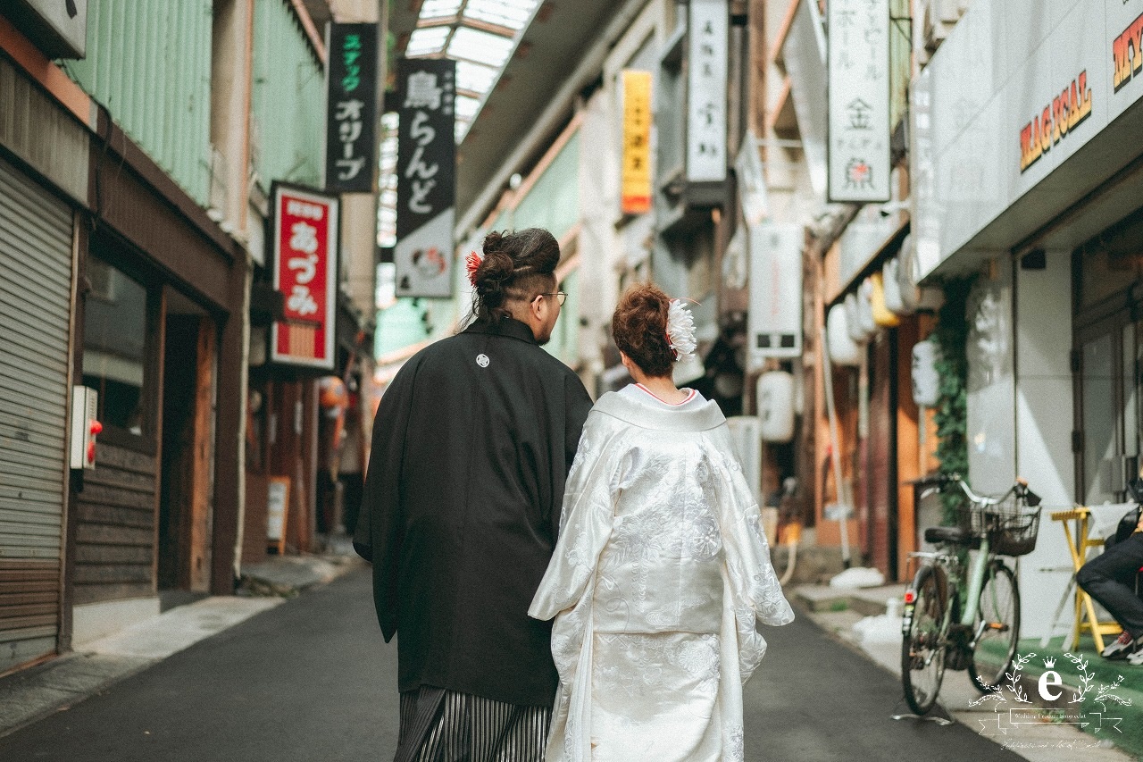 宮下銀座 水戸 居酒屋 前撮り フォトウェディング 写真 おしゃれ 水戸前撮り 水戸結婚式 和装 自由 低予算 ロケ 撮影 エクラ スタジオ