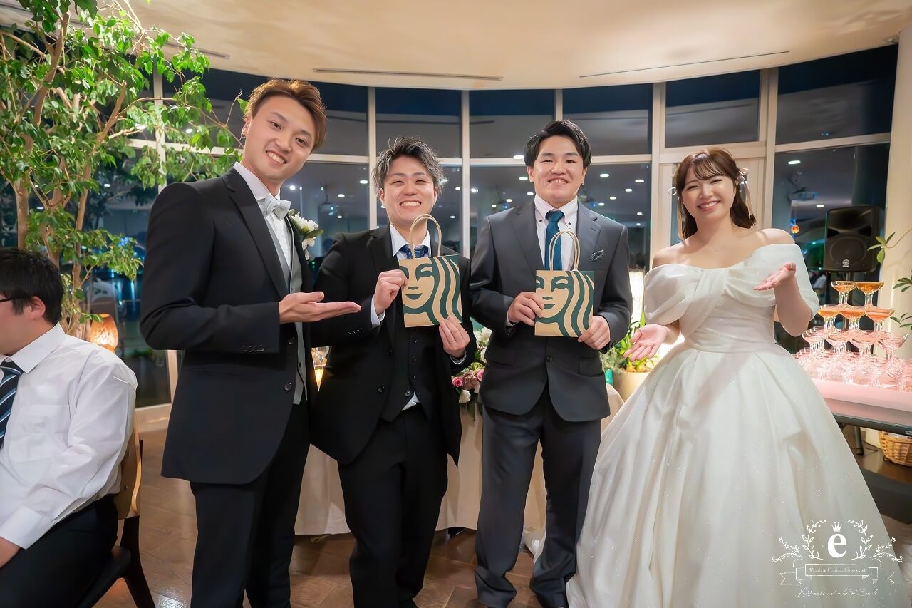 好文カフェ 千波湖 レストラン カフェ 水戸ウェディングパーティー 1.5次会 カジュアル ブッフェ 友人 結婚式 持ち込み ナイトウェディング シャンパンタワー 水戸結婚式 アットホーム 自由 フォト 写真 おしゃれ エクラ プロデュース会社