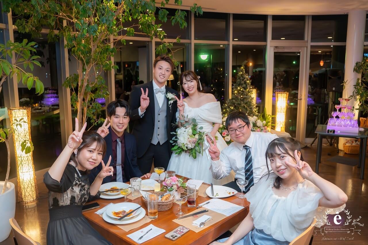 好文カフェ 千波湖 レストラン カフェ 水戸ウェディングパーティー 1.5次会 カジュアル ブッフェ 友人 結婚式 持ち込み ナイトウェディング シャンパンタワー 水戸結婚式 アットホーム 自由 フォト 写真 おしゃれ エクラ プロデュース会社