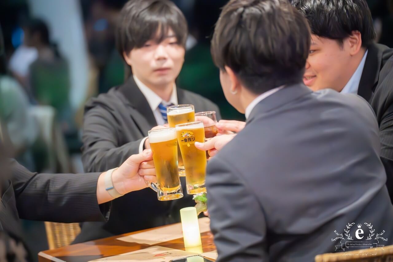 好文カフェ 千波湖 レストラン カフェ 水戸ウェディングパーティー 1.5次会 カジュアル ブッフェ 友人 結婚式 持ち込み ナイトウェディング シャンパンタワー 水戸結婚式 アットホーム 自由 フォト 写真 おしゃれ エクラ プロデュース会社