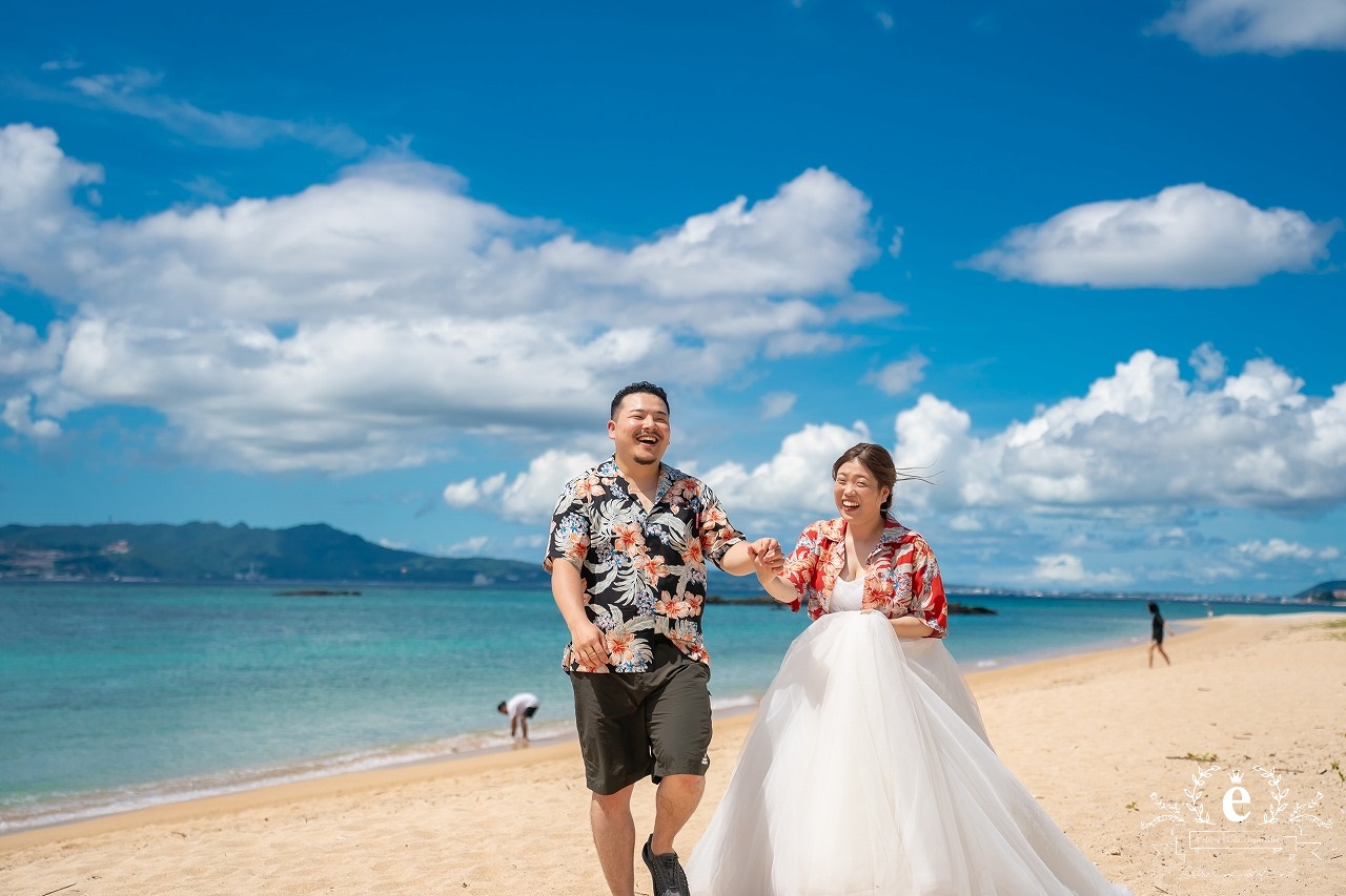 沖縄前撮り・沖縄フォトウェディング・沖縄ウェディングフォト・沖縄結婚式・熱田ビーチ・恩納村・沖縄・青い海・写真・おしゃれ・海・ビーチ・皿の上の自然・沖縄ウェディング・水戸・茨城・結婚式・前撮り・フォトウェディング・沖縄ロケ・水戸エクラ・エクラ