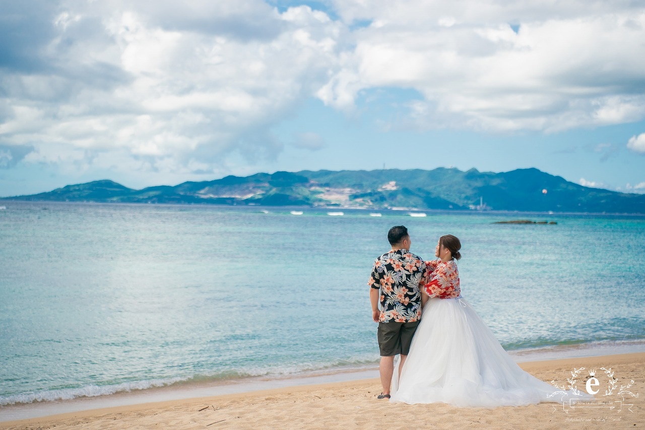 沖縄前撮り・沖縄フォトウェディング・沖縄ウェディングフォト・沖縄結婚式・熱田ビーチ・恩納村・沖縄・青い海・写真・おしゃれ・海・ビーチ・皿の上の自然・沖縄ウェディング・水戸・茨城・結婚式・前撮り・フォトウェディング・沖縄ロケ・水戸エクラ・エクラ