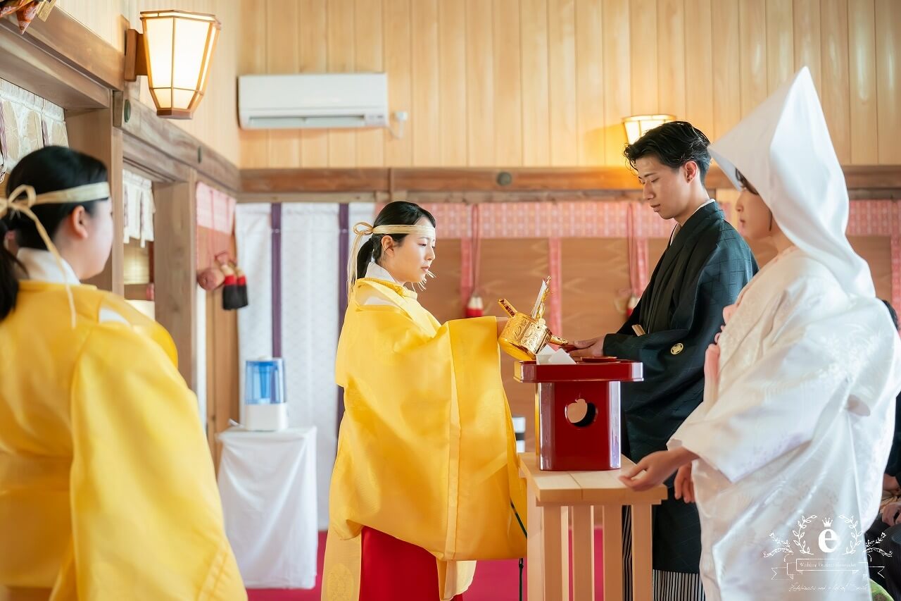 酒列磯前神社 COLK コルク 水戸 神社挙式 神前式 結婚式 披露宴 会食 和婚 レストランウェディング 親族のみ 家族 白無垢 茨城 神社 持ち込み ドレス 料理 おしゃれ エクラ プロデュース 自由 らしさ