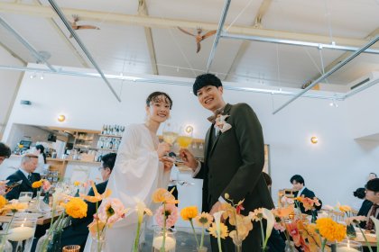 il. イルドット レストランウェディング カジュアルウェディング エクラ 水戸結婚式 ウェディングパーティー 会場装花