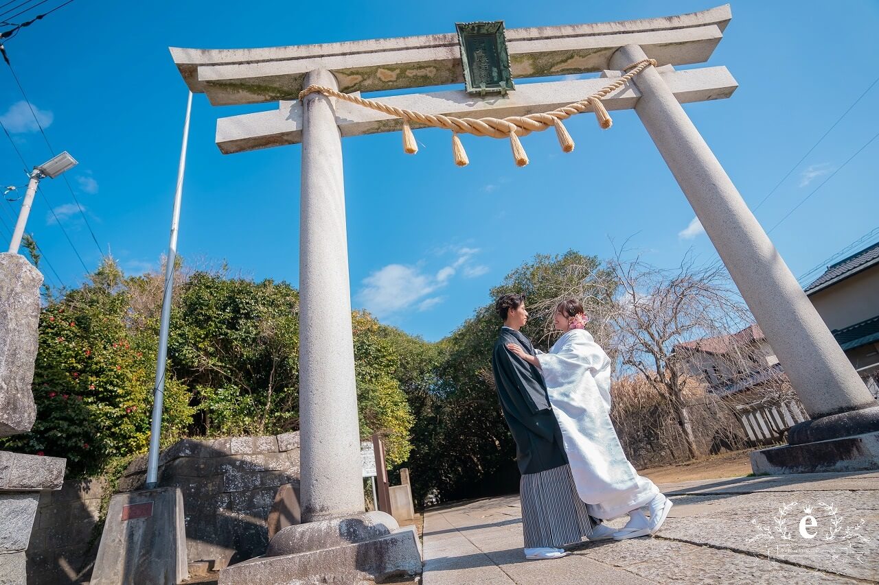酒列磯前神社 COLK コルク 水戸 神社挙式 神前式 結婚式 披露宴 会食 和婚 レストランウェディング 親族のみ 家族 白無垢 茨城 神社 持ち込み ドレス 料理 おしゃれ エクラ プロデュース 自由 らしさ
