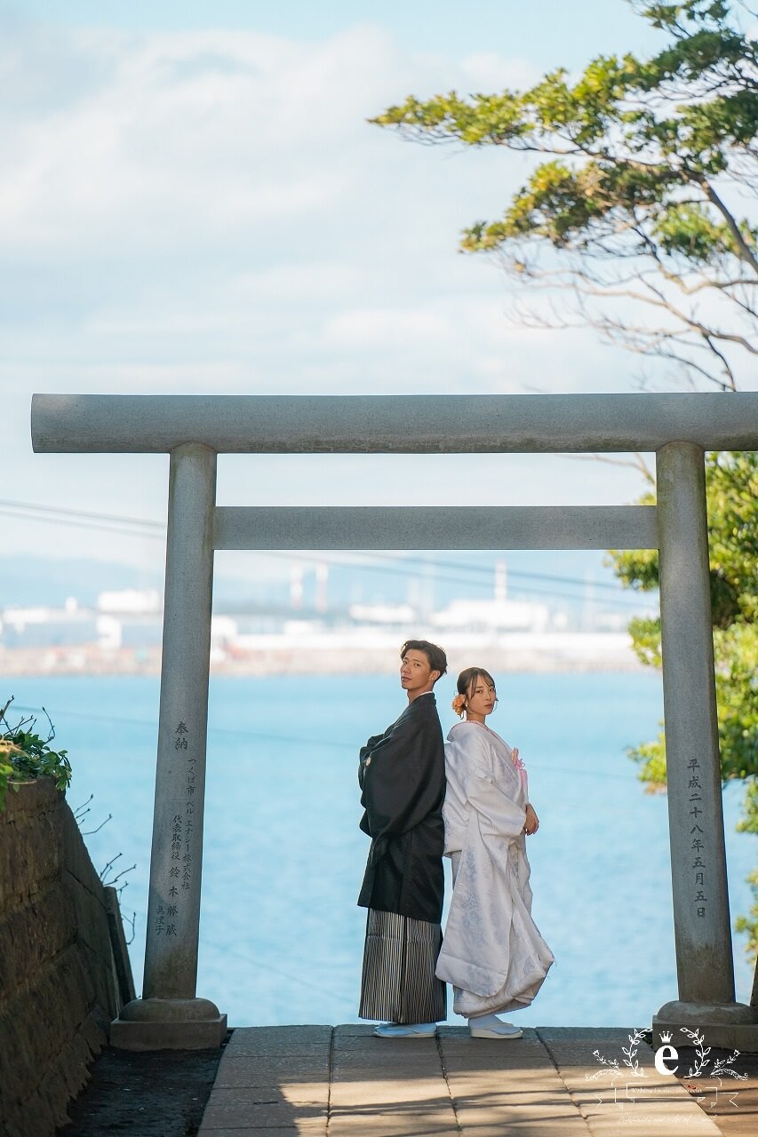 酒列磯前神社 COLK コルク 水戸 神社挙式 神前式 結婚式 披露宴 会食 和婚 レストランウェディング 親族のみ 家族 白無垢 茨城 神社 持ち込み ドレス 料理 おしゃれ エクラ プロデュース 自由 らしさ