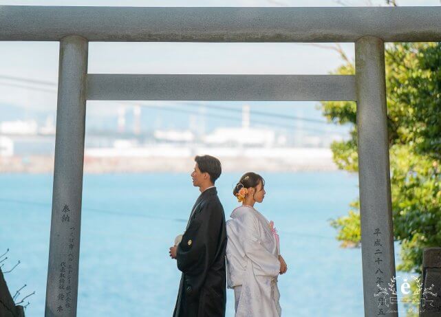 酒列磯前神社 COLK コルク 水戸 神社挙式 神前式 結婚式 披露宴 会食 和婚 レストランウェディング 親族のみ 家族 白無垢 茨城 神社 持ち込み ドレス 料理 おしゃれ エクラ プロデュース 自由 らしさ