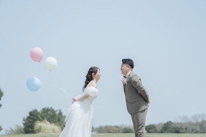 ひたち海浜公園|フォトウェディング・結婚式前撮り|チューリップ|ネモフィラ|ウェディングプロデュースショップエクラ