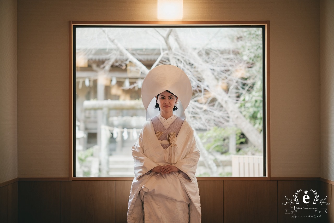 大洗磯前神社 大洗磯前神社結婚式 神前式 神社挙式 大洗 海の鳥居 海が見える神社 神磯の鳥居 茨城神前式 茨城神社挙式 自由な結婚式 色掛下 貼り紋 サーフィン エクラ 水戸