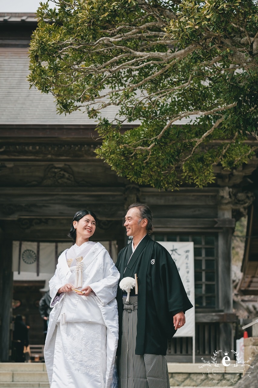 大洗磯前神社 大洗磯前神社結婚式 神前式 神社挙式 大洗 海の鳥居 海が見える神社 神磯の鳥居 茨城神前式 茨城神社挙式 自由な結婚式 色掛下 貼り紋 サーフィン エクラ 水戸