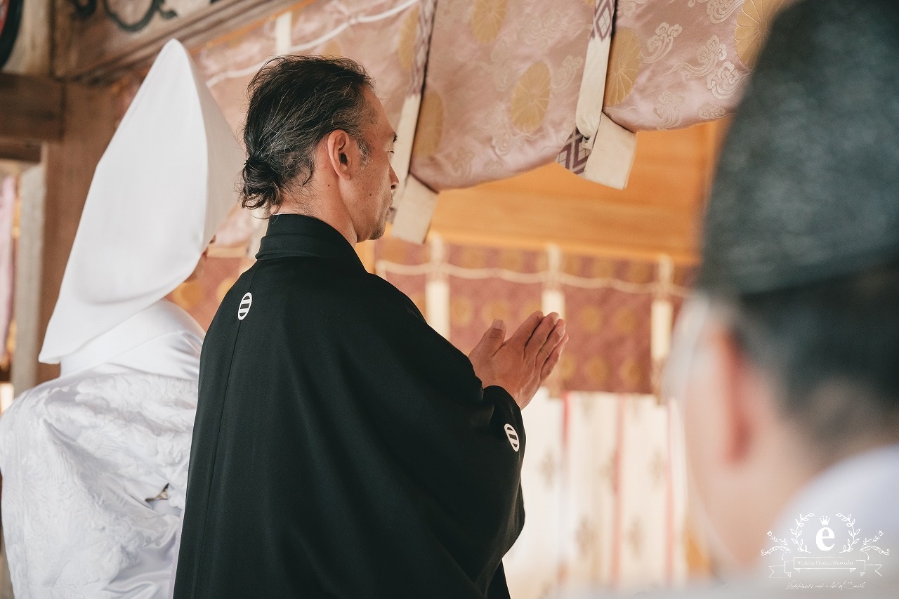 大洗磯前神社 大洗磯前神社結婚式 神前式 神社挙式 大洗 海の鳥居 海が見える神社 神磯の鳥居 茨城神前式 茨城神社挙式 自由な結婚式 色掛下 貼り紋 サーフィン エクラ 水戸