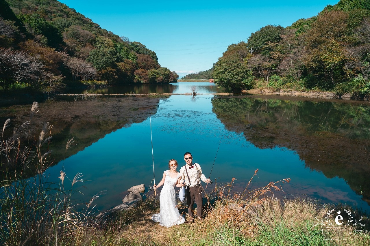 大郷戸ダム 親水公園 栃木 益子 釣り好き 釣り 栃木フォトウェディング 栃木前撮り 栃木ロケ撮影 栃木サプライズ挙式 茨城サプライズ挙式 サプライズ挙式 益子前撮り 益子フォトウェディング 栃木結婚式 栃木挙式 益子結婚式 益子挙式 サプライズ結婚式 ロケ撮影 釣りフォト 自由な結婚式