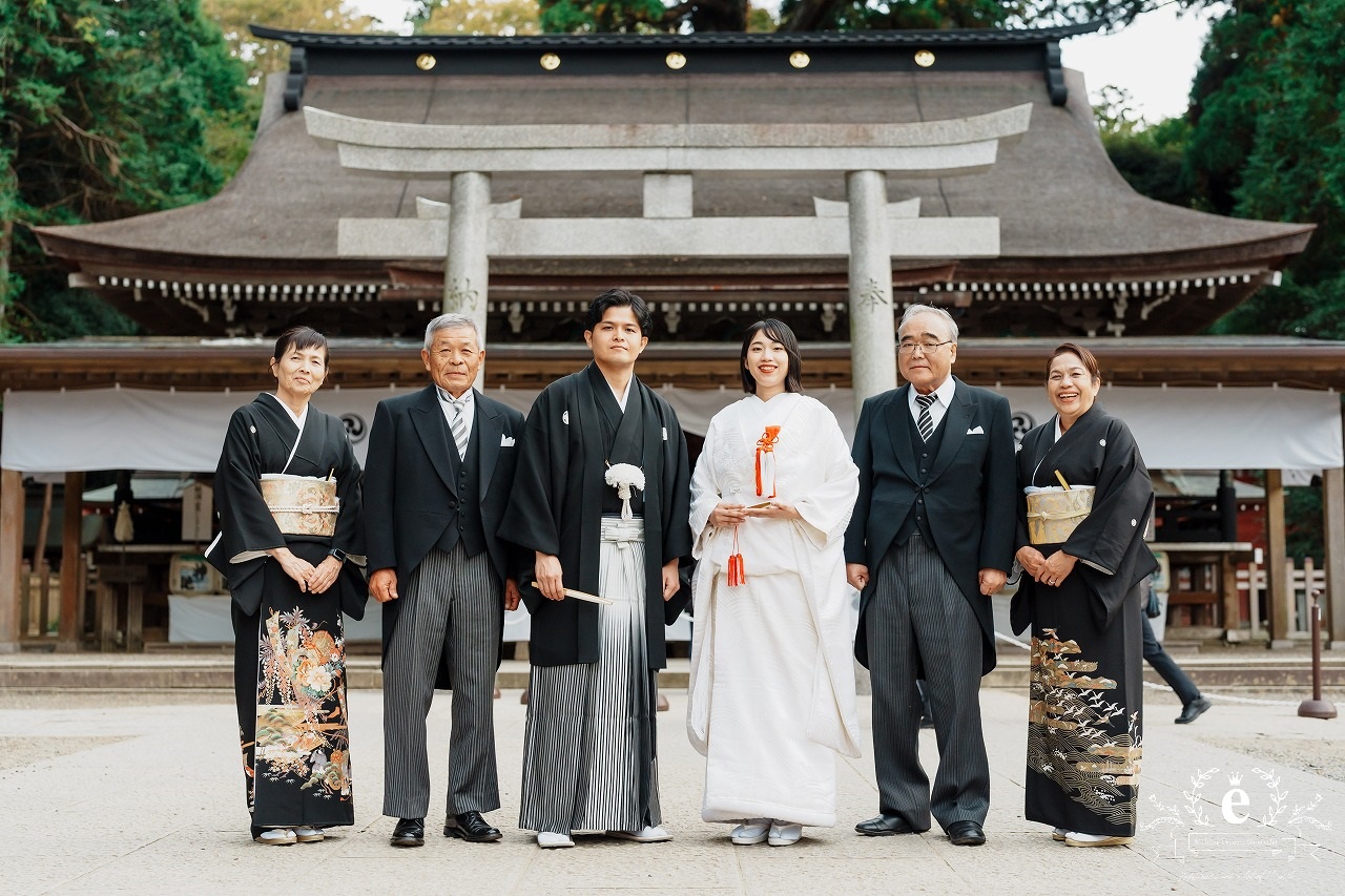 鹿島神宮 挙式 神前式 和婚 神社挙式 カシマ 茨城神前式 茨城神社挙式 茨城結婚式 鹿嶋市 鹿嶋和装 レンタル プロデュース 衣装 メイク 着付け 鹿嶋結婚式 鹿島神宮楼門 白無垢 色打掛 自由 結婚式 水戸エクラ