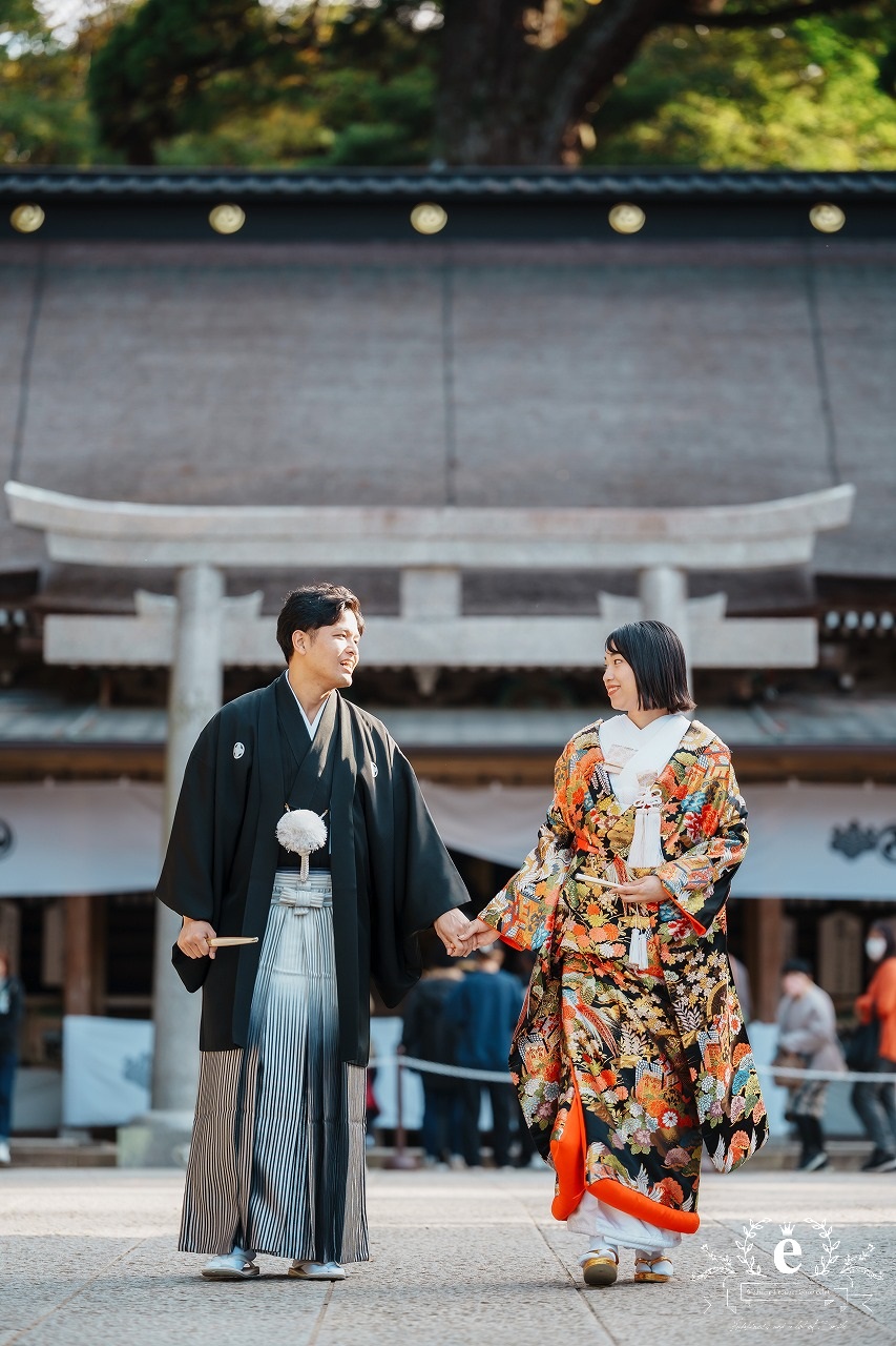 鹿島神宮 挙式 神前式 和婚 神社挙式 カシマ 茨城神前式 茨城神社挙式 茨城結婚式 鹿嶋市 鹿嶋和装 レンタル プロデュース 衣装 メイク 着付け 鹿嶋結婚式 鹿島神宮楼門 白無垢 色打掛 自由 結婚式 水戸エクラ