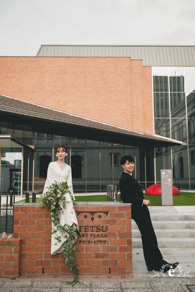 テツ・アートプラザ TETSU ART PLAZA 水戸美術館 クヴェレホール クヴェレ美術館 茨城前撮り 水戸前撮り 水戸フォトウェディング 前撮り フォトウェディング 撮影 おしゃれ 建物 エクラ 水戸街中 街中フォト 自由